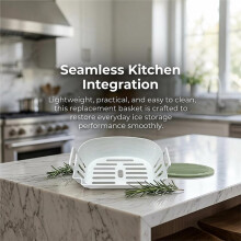 Replacement Ice Basket Easy to Clean Ice Basket Food Appliance Part for Kitchen, Hzb-12a Ice Maker Ice Basket