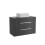 NES Home Wall Hung 800mm Anthracite Cabinet With Countertop Basin and Worktop 5
