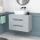 NES Home Wall Hung 800mm Matte Grey Drawers Vanity With Basin and Worktop 2