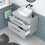 NES Home Wall Hung 800mm Matte Grey Drawers Vanity With Basin and Worktop 3
