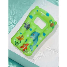 (Green) Kids Inflatable Pool Floating Seat Swimming Ring Water Hammock Circle Bathtub Play Tube Equipment