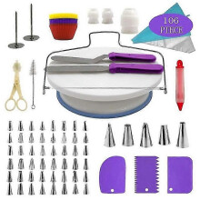 106/set Diy Cake Decorating Tool Baking Supplies Set Stainless Steel Pastry Nozzles Kit Flower Icing Tips Baking Tools