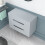 NES Home Wall Hung 800mm 2 Drawer Cabinet  With 800mm Matte Grey Worktop 5