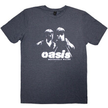(M, Navy Blue) Oasis Unisex Adult Definitely Maybe Stencil T-Shirt