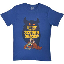 (XXL, Blue) Scooby Doo Unisex Adult Scooby Snacks T-Shirt