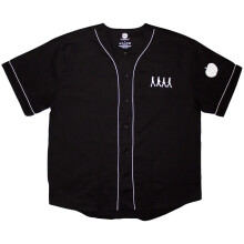 (L, Black) The Beatles Unisex Adult Walking Baseball Jersey
