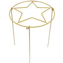 Garden Flower Support Ring,Adjustable Plant Support for Outdoor Flowers, Ideal for Climbing Plants, Easy to Install B