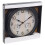 30cm Black Wall Clock w/ Thermometer & Humidity 5