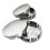 4 Pcs/Set Black/Silver 56mm Universal Car Wheel for Rim-Silver 8