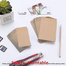 100pcs Kraft Small Coin Envelopes Kraft Packets Envelopes for Garden, Office Or Wedding Gift