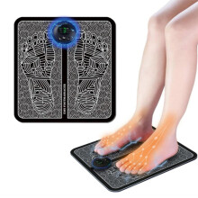 Elektrische voet- en beenspierstimulator voor de bloedsomloop, 6 standen, 9 intensiteiten, draagbare opvouwbare massager
