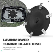 RSDRA-01 Robotic Lawnmower Tuning Blade Disc for A1 Mower Blade Plate Knife Disc 12Blades Robotic Lawn Mower Part