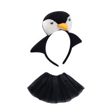 Tier Pinguine Kostüm Zubehör Set Pinguine-Schwarzer Pinguin