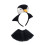 Tier Pinguine Kostüm Zubehör Set Pinguine-Schwarzer Pinguin 1