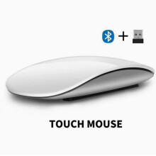 Stille, oplaadbare Bluetooth-muis voor laptop en pc, USB-interface, stille klik, compact ontwerp