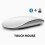 Stille, oplaadbare Bluetooth-muis voor laptop en pc, USB-interface, stille klik, compact ontwerp 1