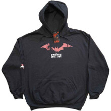 (M, Black) Batman Unisex Adult Sketch Logo Pullover Hoodie