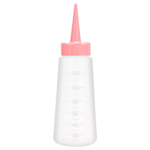 120 ml Soft Squeeze Haar-Applikator-Flasche,-Rosa