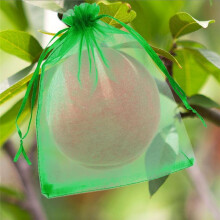 150Pcs Fruit Protection Bags 3 Sizes Fruit Netting Bags for Fruit Cover Mesh Bag Garden Netting Bags with Drawstring