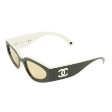 Gafas de sol clásicas retro estilo ojo de gato para mujer, montura bicolor, elegante protección UV, ajuste ligero.