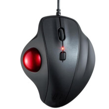Ratón trackball vertical con cable | Óptico ergonómico para MacBook y ordenador | Botones silenciosos | Sensibilidad ajustable a 1600