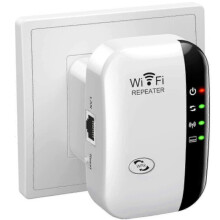 Extensor Wi-Fi, amplificador de internet rápido y repetidor de señal, cubre 5000 pies cuadrados y 50 dispositivos, fácil configuración