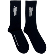 (7 UK-11 UK, Black/White) Billie Eilish Unisex Adult Blohsh Logo Ankle Socks