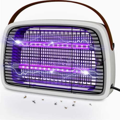 Ηλεκτρική λάμπα κουνουπιών 12W, LED για μύγες και κουνουπιέρες, επιτοίχια παγίδ