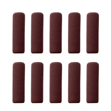 10Pcs Stift Grip Schaum Bleistift Halter Grip-Kaffeefarbe
