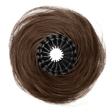 Extensions de cheveux pour femmes, postiche-Marron clair