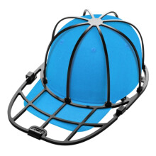 Sapkamosó ketrec baseball sapkákhoz, sapkatisztító védőtartó felnőtt és gyermek sapkákhoz, fekete