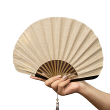 Ventilateur vintage en forme de coquille,-Blanc crème