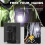 USB Rechargeable LED Flashlight Portable Tail Magnet Flashlight Bright Camping Lantern Side COB Emergency Light 6