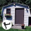 3pcs Tool Hooks,Double- Design Garden Storage Shed Hanger Essential Garage Wall Organization Accessories 5