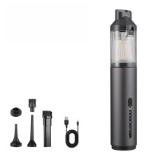 Aspirapolvere portatile senza fili in metallo, motore brushless, aspirapolvere portatile ad alta aspirazione, ricarica rapida Type-C, p