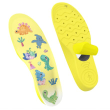 Solette per bambini con design a cartoni animati per supporto di dispositivi di localizzazione, comode solette per scarpe per bambini p