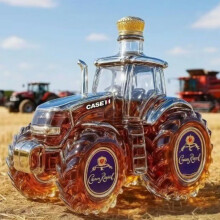 Decanter per whisky da 300 ml a forma di camion, bottiglia in vetro 3D a forma di auto con tappo a prova di perdite, regalo creativo pe