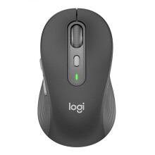 Mouse ottico Bluetooth Triathlon, regalo per la festa del papà, 1000 DPI, per destrorsi, nero, con adesivi antiscivolo.