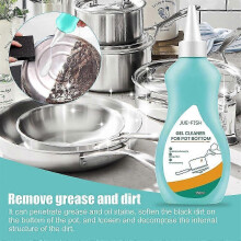 Detergent Heavy Oil Stains Burnt Stains Black Pot Descaling Agent Stainless Steel Pot Bottom Black Scale Cleaning Agent 150ml