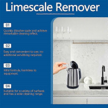 (2pcs) Scale Cleaning Effervescent Tablet Stainless Steel Kettle Scale Cleaning Tablet Lemon Scale Cleaning Tablet