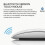 Stille, oplaadbare Bluetooth-muis voor laptop en pc, USB-interface, stille klik, compact ontwerp 3