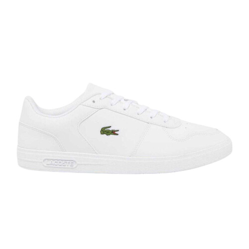 Lacoste (9.5 UK, White) Lacoste Mens Leather Trainers