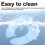Παιδικό κάθισμα τουαλέτας ταξιδιού για νήπια, φορητό μπλε μειωτήρα καθίσμα 5