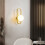 Wall Lamp Bedside Lamp Modern Background Wall Lamp Medieval Globe Wall Lamp Gold (Without Light) 2