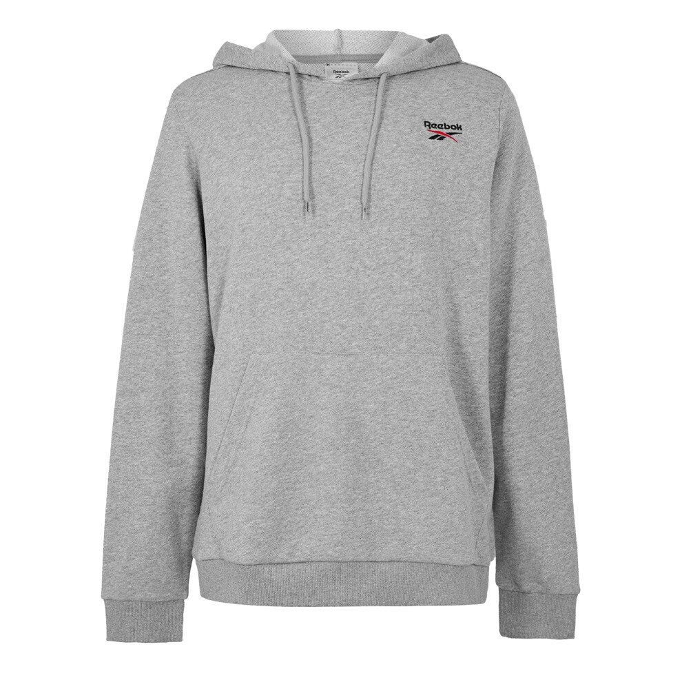 Reebok (L, Medium Grey) Unisex Adult Identity Fleece Hoodie