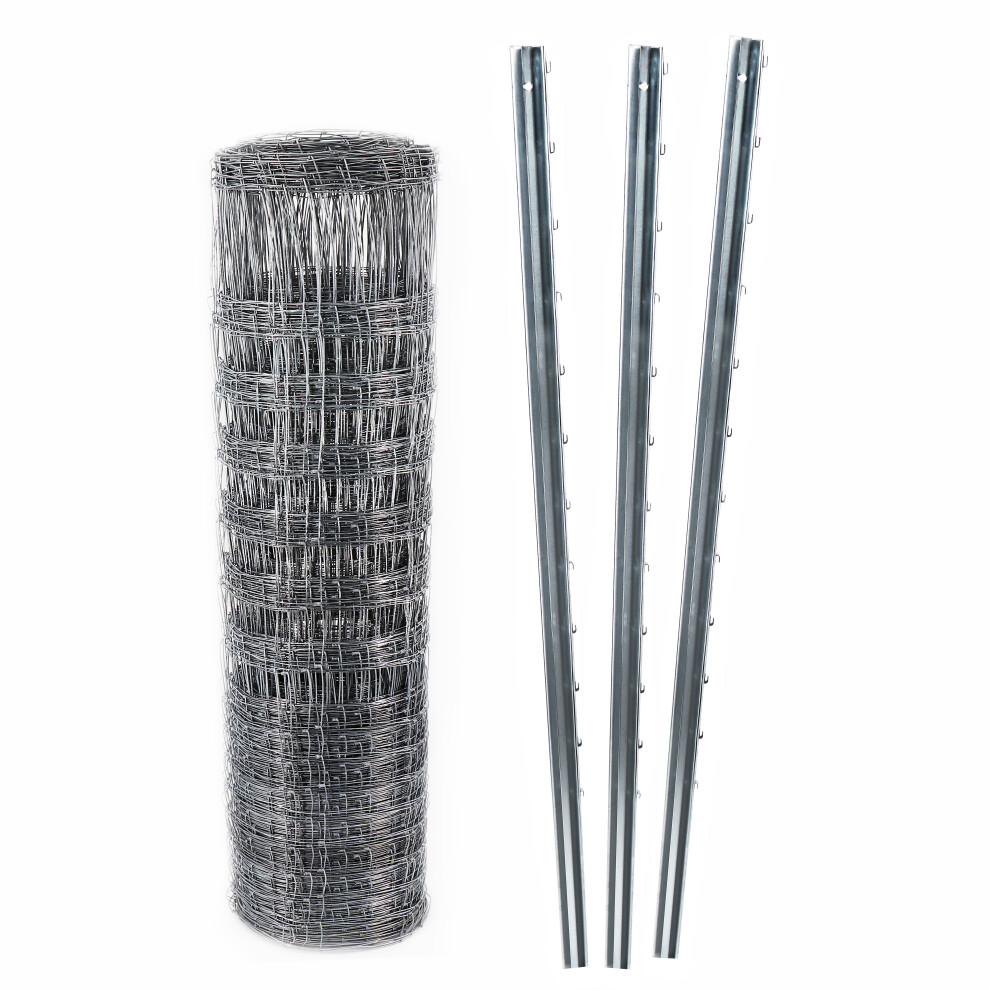 Photos - Other for Repair 150 m Game fencing Forest fencing 160/20/15 + Z-section Fence posts 1000514292