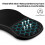 Εργονομικό Mouse Pad με στήριγμα καρπού μασάζ, λεία επιφάνεια Lycra και αντιολισθ 2