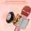 Ασύρματο μικρόφωνο καραόκε Bluetooth Rose Gold 4 σε 1 με ηχείο LED για παιδιά και ενήλι 2