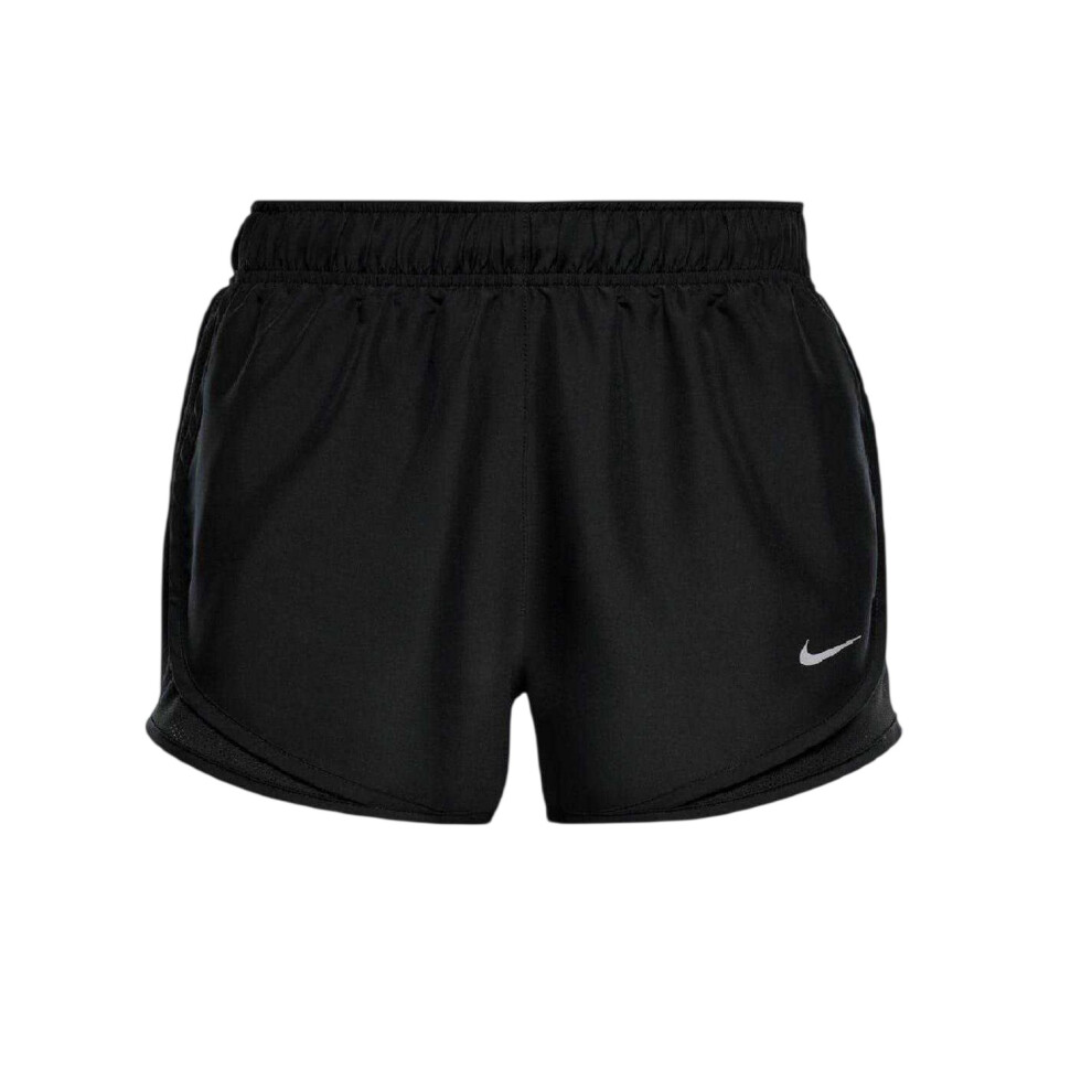 Nike (10 Uk, Black) Womens/Ladies Tempo Dri-Fit Mid Rise Running Shorts