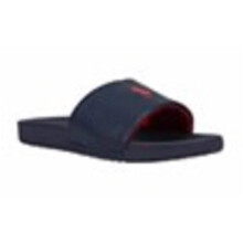 (6 UK, Navy/Red) Ralph Lauren Childrens/Kids Polo Logo Flatform Slides